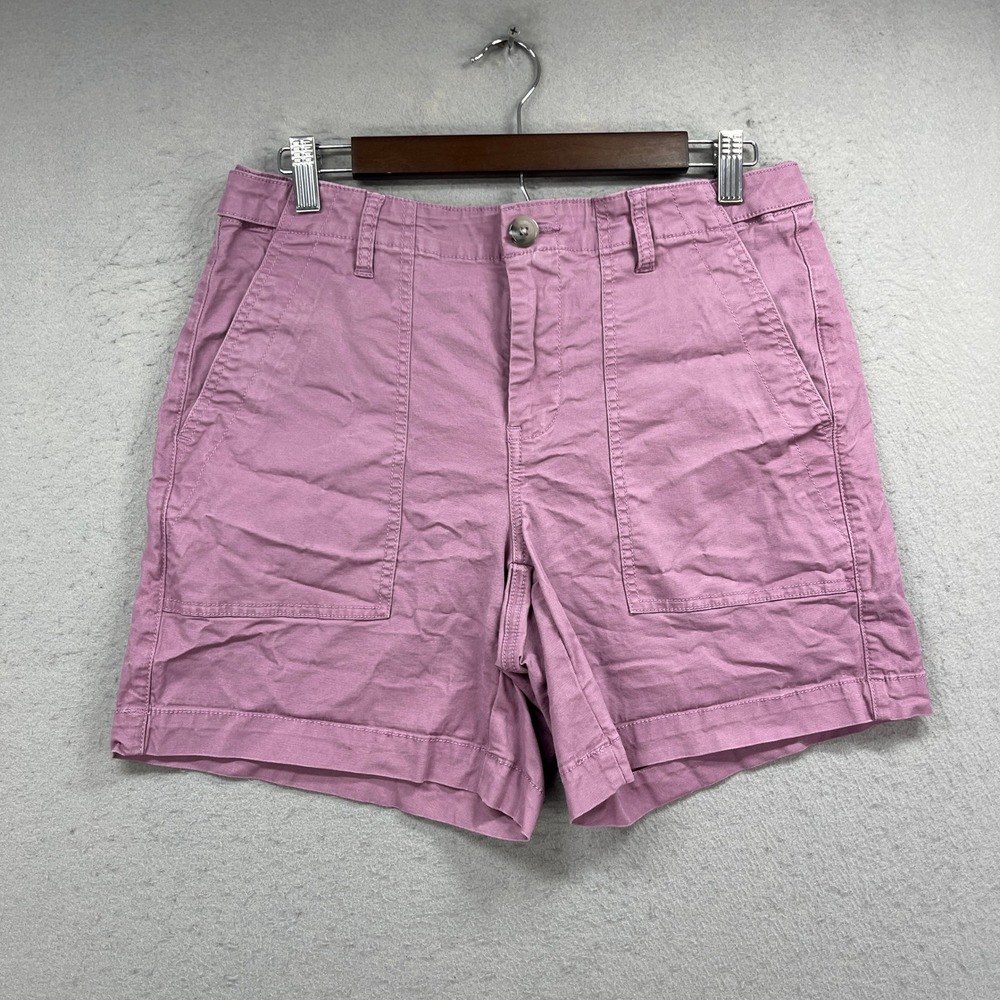 Cabi Shorts Womens 6 Pink Utility Travel Casual Summer Cotton Stretch Vacation